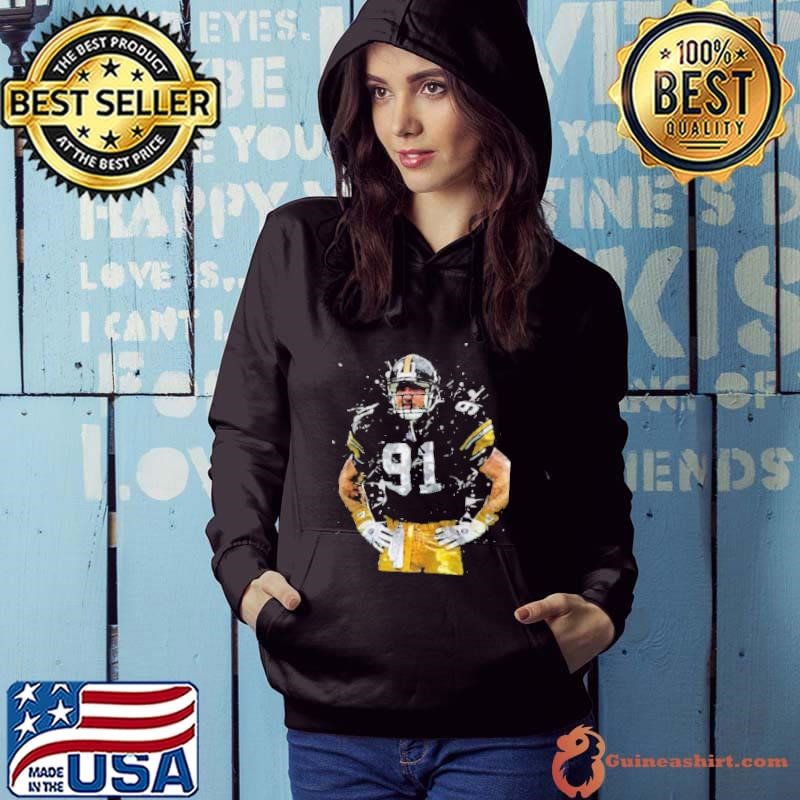 Pittsburgh Steelers Football Player 91 Nfl Playoffs Hoodie