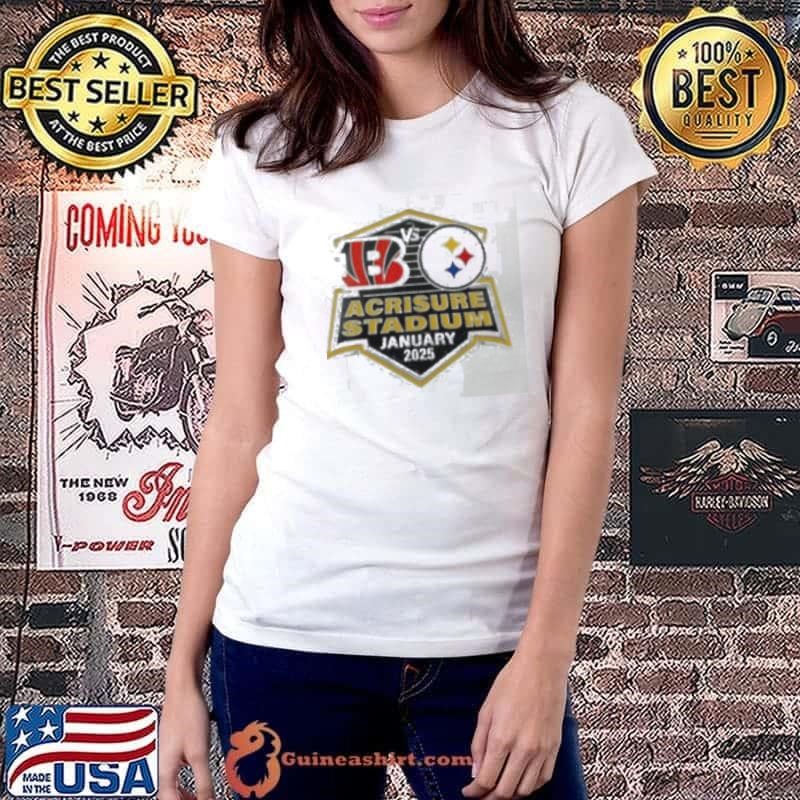 Pittsburgh Steelers Vs Cincinnati Bengals Gameday Acrisure Stadium January 2025 Shirt
