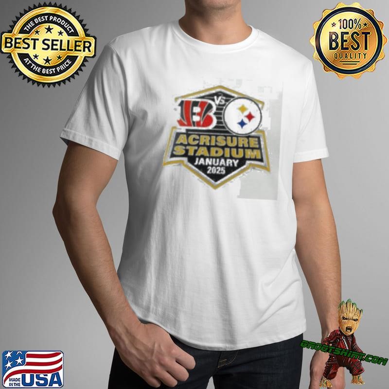 Pittsburgh Steelers Vs Cincinnati Bengals Gameday Acrisure Stadium January 2025 Unisex