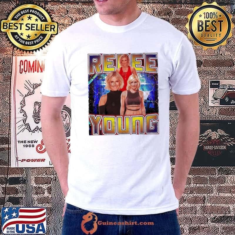 RENEE YOUNG Canadian-American television personality working T-Shirt