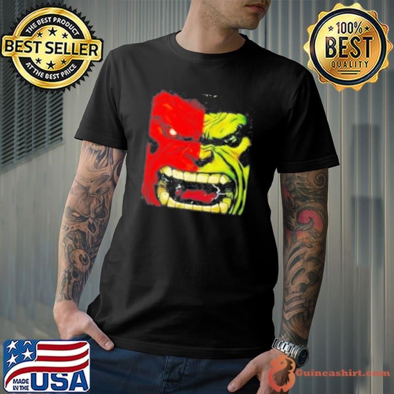 Red Hulk Green Hulk Marvel Shirt