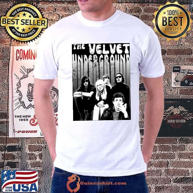 Retro Black And White Art The Velvet Underground Vintage shirt