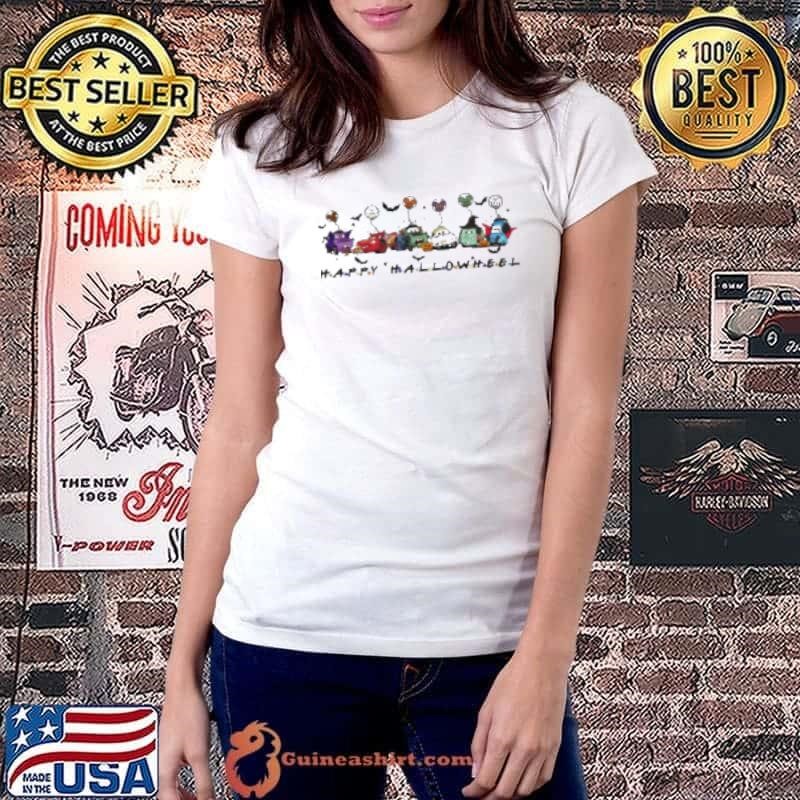 Retro Lightning Mcqueen Happy Halloween Balloon Disney Cars Halloween Shirt