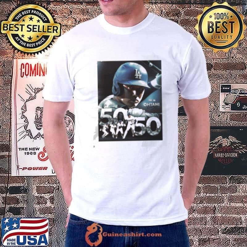 Shohei Ohtani Has The First 50 50 Season In MLB History Signature shirt