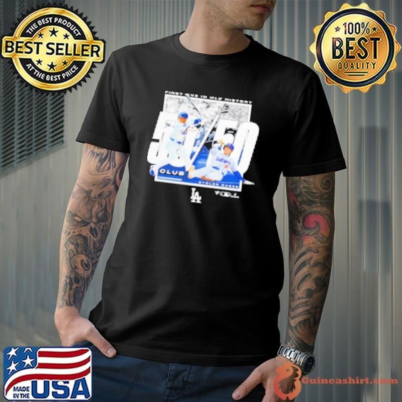 Shohei Ohtani Los Angeles Dodgers 50 50 Club Stolen Bases Shirt