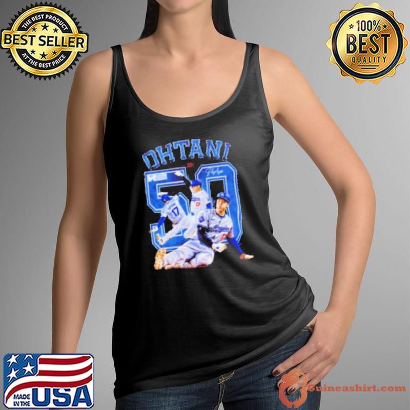 Shohei Ohtani Los Angeles Dodgers MLB 50 Stolen Bases Signature Graphic shirt
