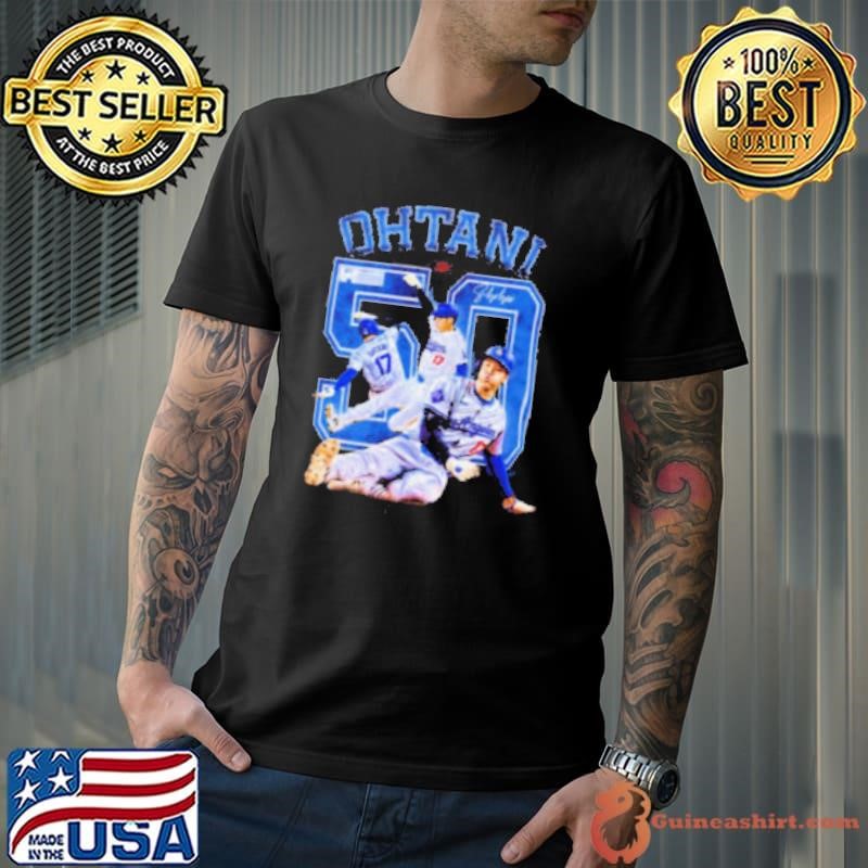 Shohei Ohtani Los Angeles Dodgers MLB 50 Stolen Bases Signature Graphic Unisex