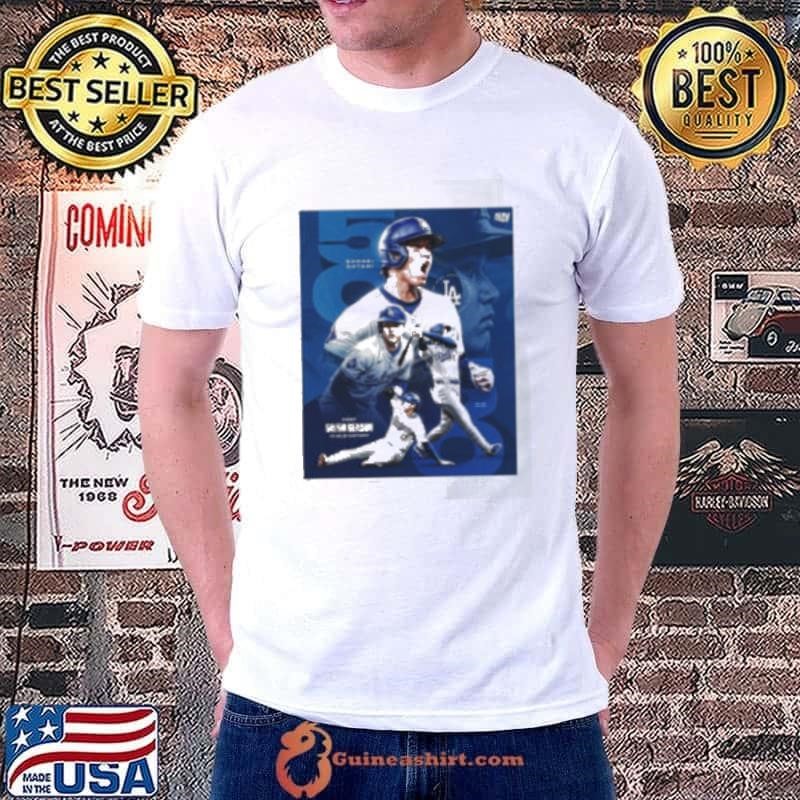 Shohei Ohtani The First 50 50 Season In MLB History Poster shirt