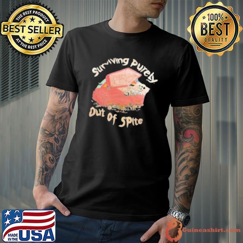 Surviving Purely Out Of Spite Skeleton Shirt