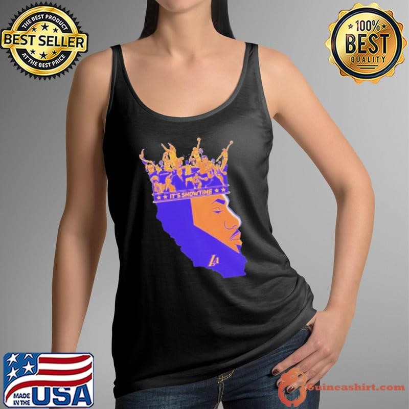The King Los Angeles Lakers 23 Lebron James Its Showtime Tank Top