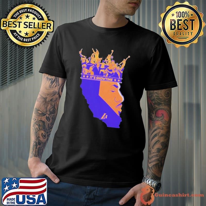 The King Los Angeles Lakers 23 Lebron James Its Showtime shirt