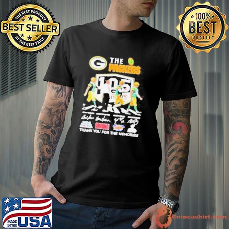The Packers 105 Years Thank You For The Memories Women Shirt