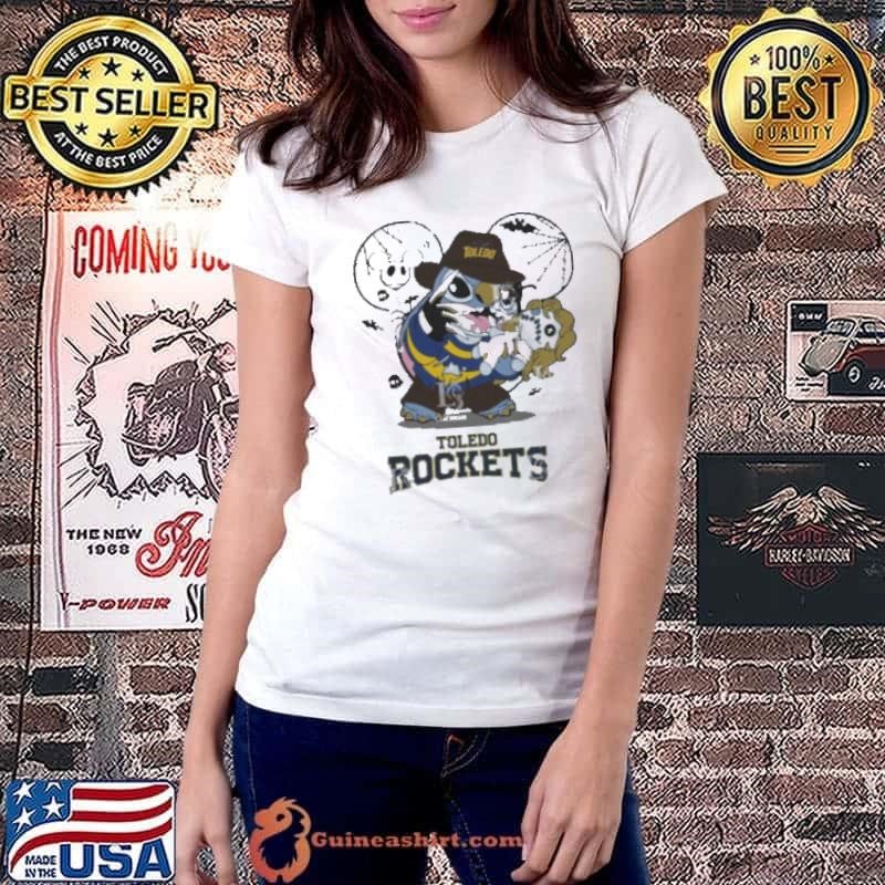 Toledo Rockets Stitch Freddy Krueger Halloween Shirt