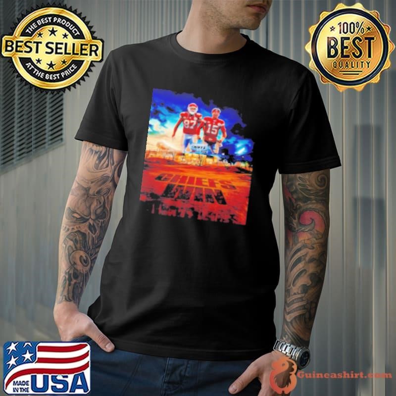 Travis Kelce And Patrick Mahomes Kansas City Chiefs Football Team Win NFL Shirt