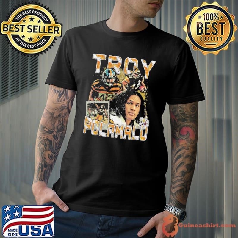 Troy Polamalu American former professional football Retro Vintage T-Shirt