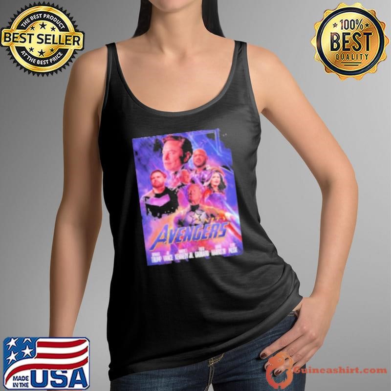 Trump Captain America JD Vance Robert F. Kennedy Jr. Tulsi Gabbard Elon Musk Tank Top