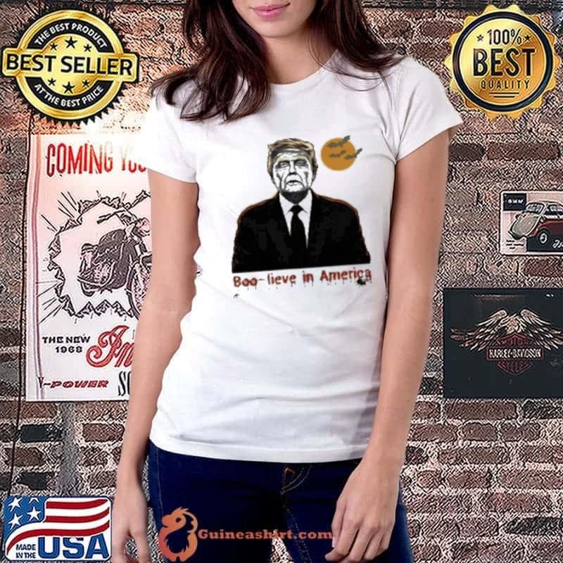 Trump Halloween Boo Lieve In America Shirt