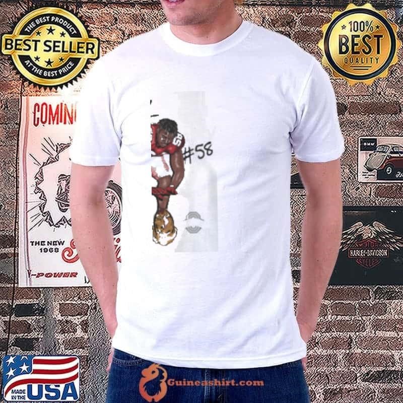 Ty Hamilton #58 Heat Ohio State Buckeyes Signature Graphic Unisex