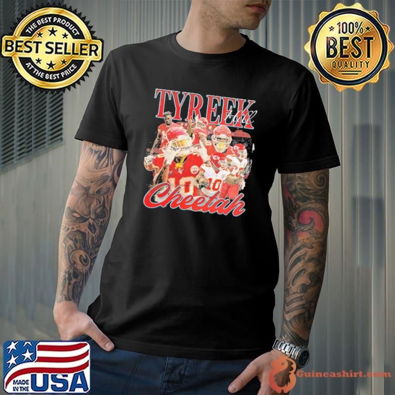 Tyreek Hill American football wide receiver Cheetah Collage T-Shirt