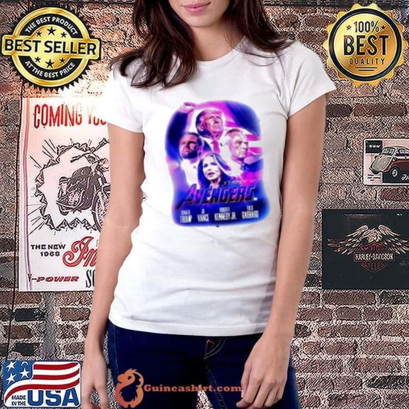 Unity Avengers Donald Trump Jd Vance Robert F. Kennedy Jr. Tulsi Gabbard Shirt