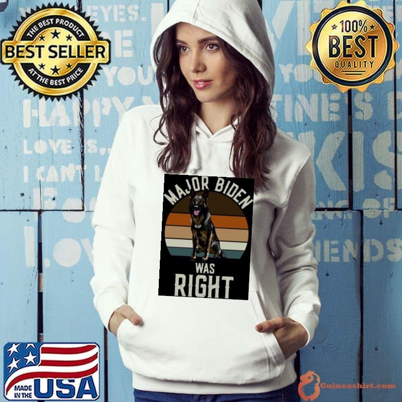 Vintage Major Biden Was Right Hoodie