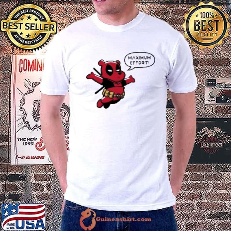 Winnie The Pooh Maximum Effort Deadpool Parody Unisex