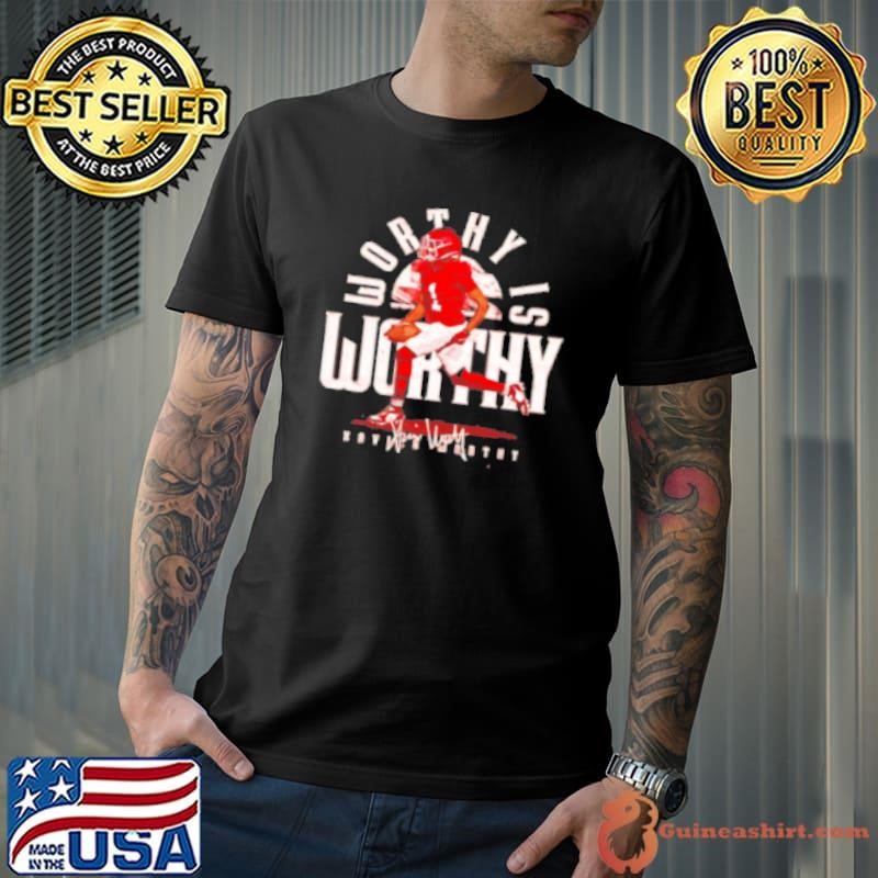 Xavier Worthy Kansas City Chiefs Worthy Is Worthy Vintage Shirt