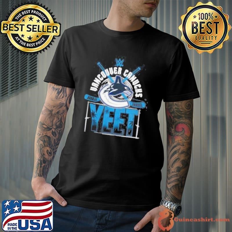 YEET Vancouver Canucks Hockey logo shirt
