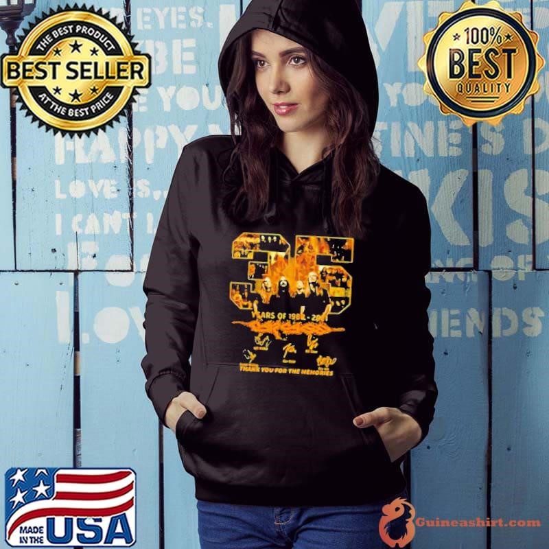 35 Years Of 1986 2021 Carcass Thank You For The Memories Signature Hoodie