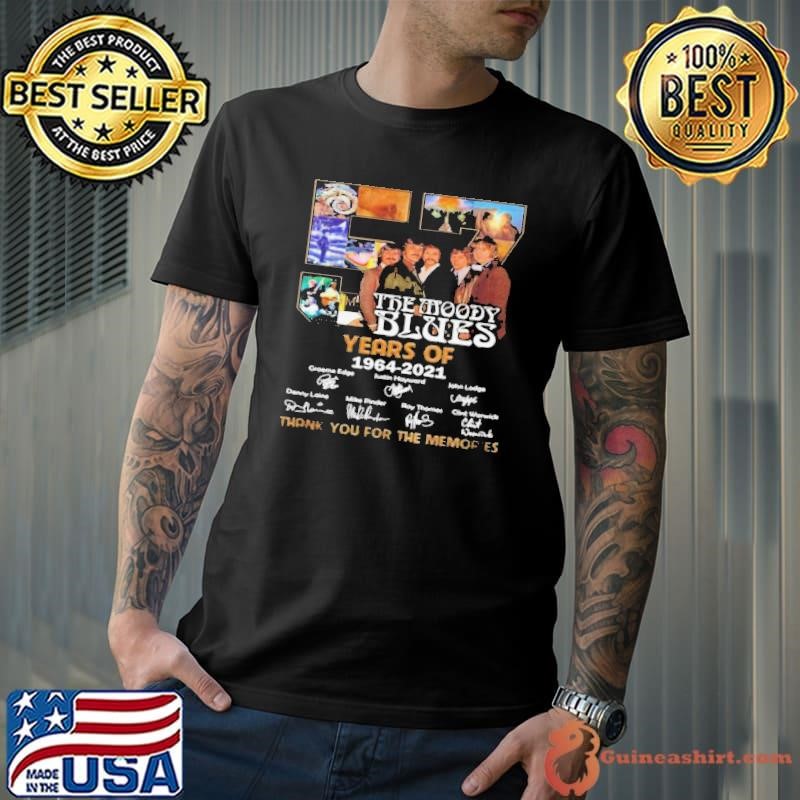 57 The Moody Blues Years Of 1946 2021 Signatures shirt