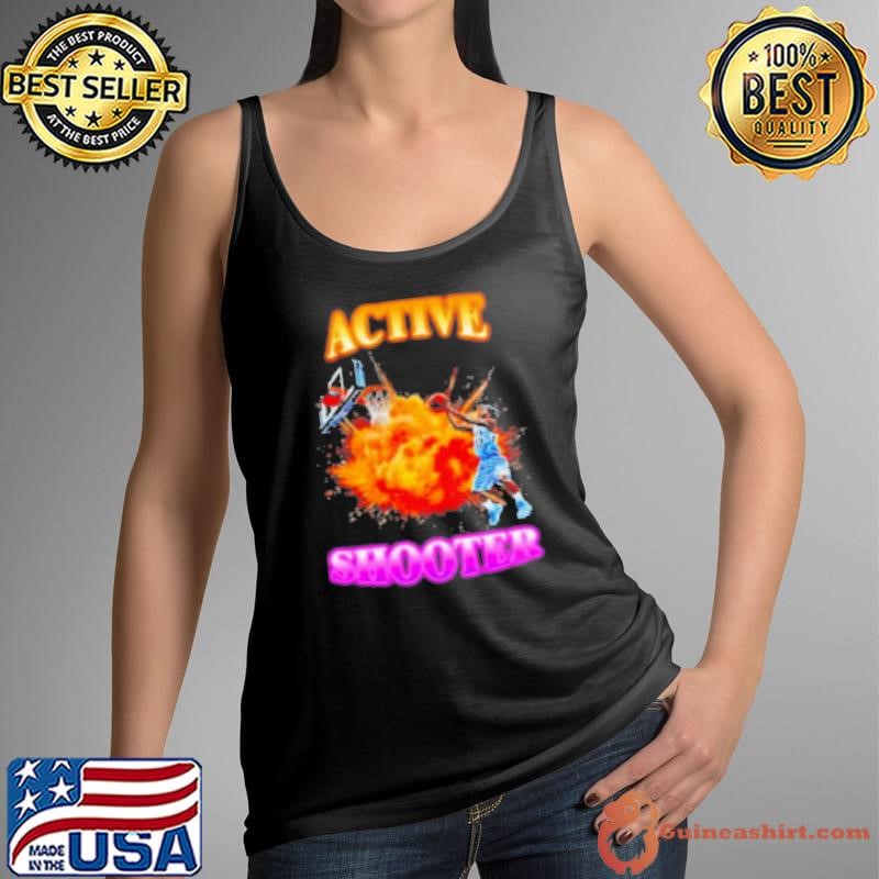 Active Shooter Ja Morant Meme Basketball Tank Top