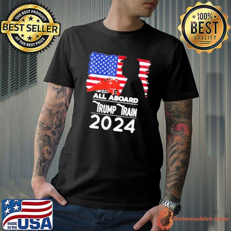 All Aboard Trump Train 2024 shirt