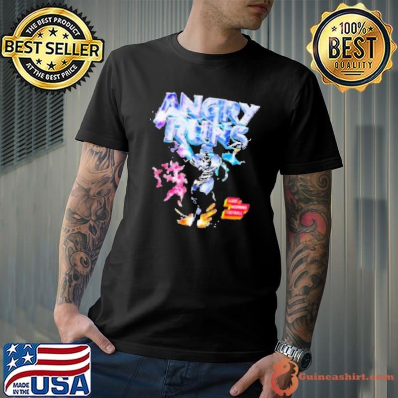 Angry Runs Good Morning Football Shirt