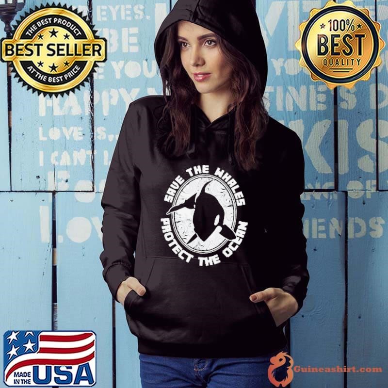 Animal Lover Gift Ocean Animals Earth Day Killer Whale Hoodie