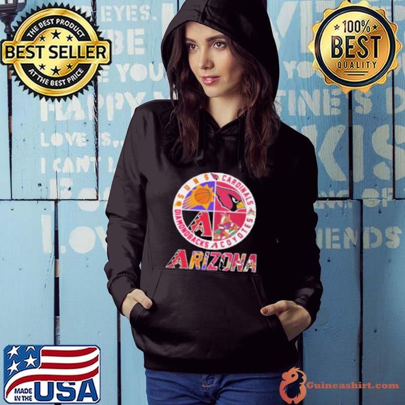 Arizona Sports Teams Logo 2024 Hoodie