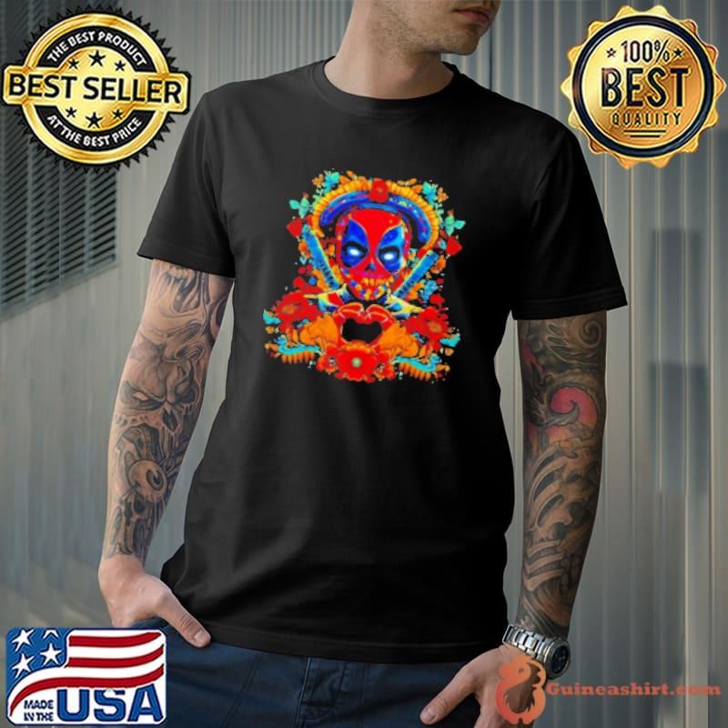 Awesome Mexican day of the Deadpool t Shirt