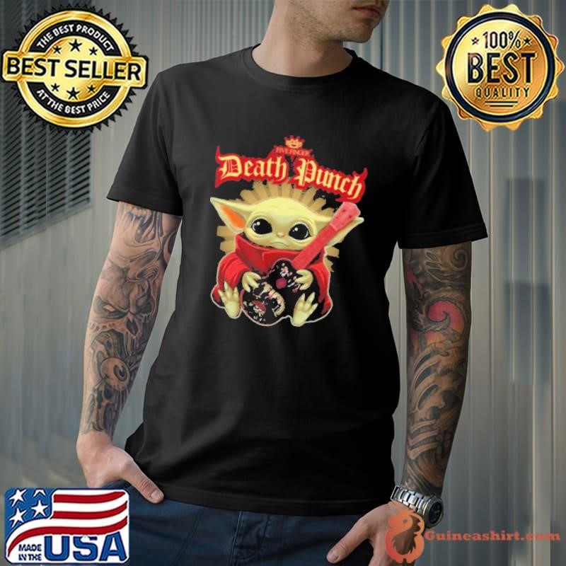 Baby Yoda Hug Five Finger Death Punch shirt