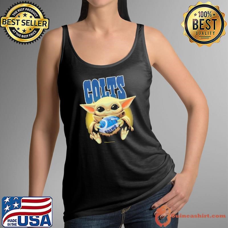 Baby Yoda Hug Rugby Indianapolis Colts shirt
