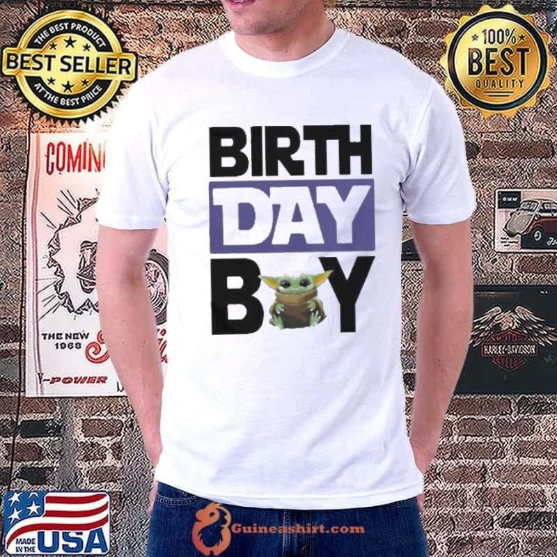 Baby yoda birthday boy Unisex