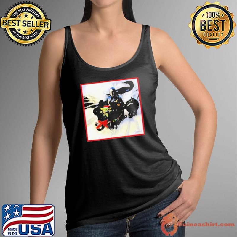 Baby yoda the mandalorian this is the way christmas Tank Top