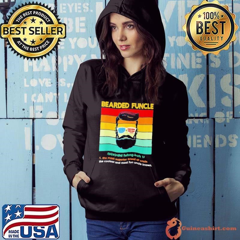 Bearded funcle vintage Hoodie
