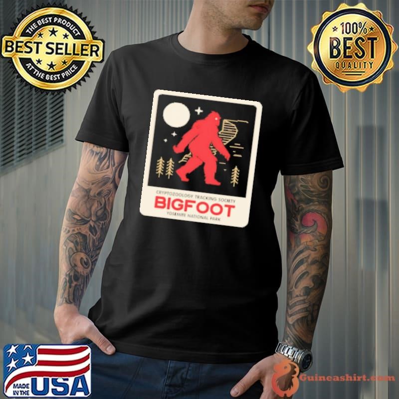 Bigfoot Cryptozoology Tracking Society Yosemite National Park Shirt