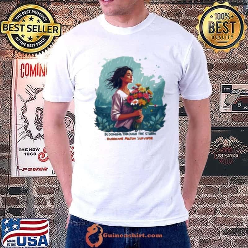 Blooming Through The Storm Hurricane Milton Survivor 2024 Unisex
