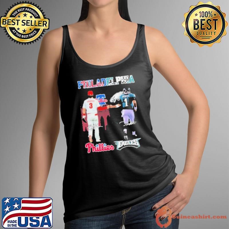 Bryce Harper Philadelphia Phillies X Jalen Hurts Philadelphia Eagles 2024 Tank Top