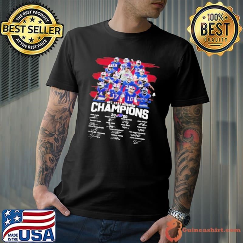 Buffalo Bills AFC East Division Champions 2020 Signature shirt