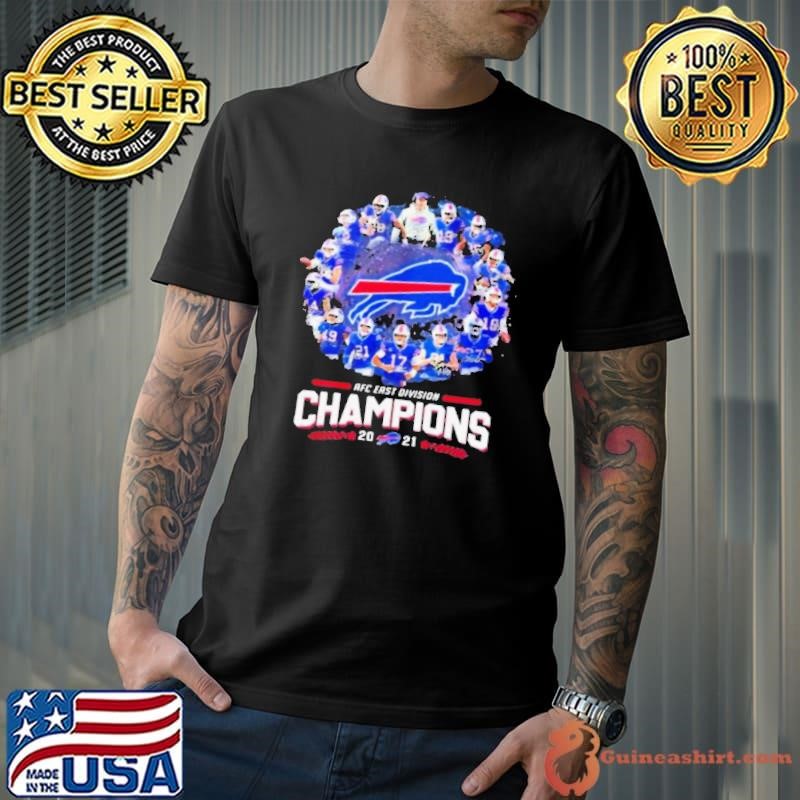 Buffalo Bills AFC East Division Champions 2021 signatures shirt