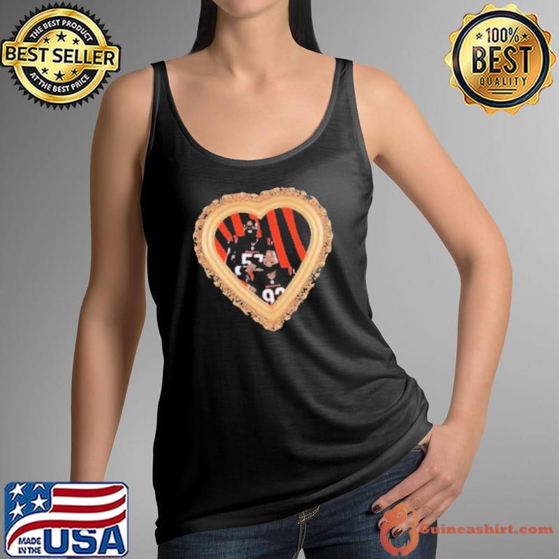 Cincinnati Bengals NFL Step Brother D Germaine Pratt and B.J. Hill Heart Tank Top