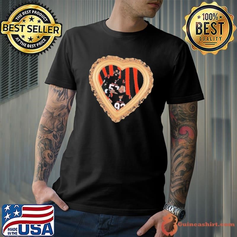Cincinnati Bengals NFL Step Brother D Germaine Pratt and B.J. Hill Heart shirt