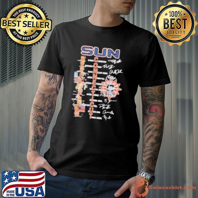 Connecticut Suns Basketball Players Signatures Shirt