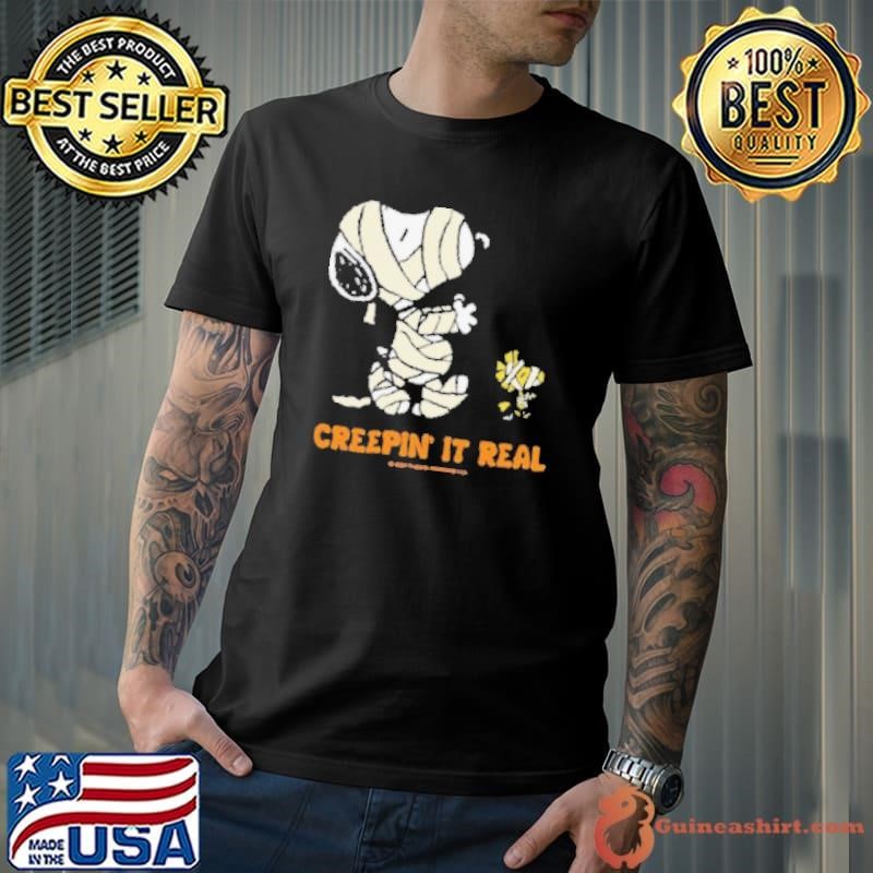 Creepin It Real Peanuts Snoopy & Woodstock Mummy Unisex